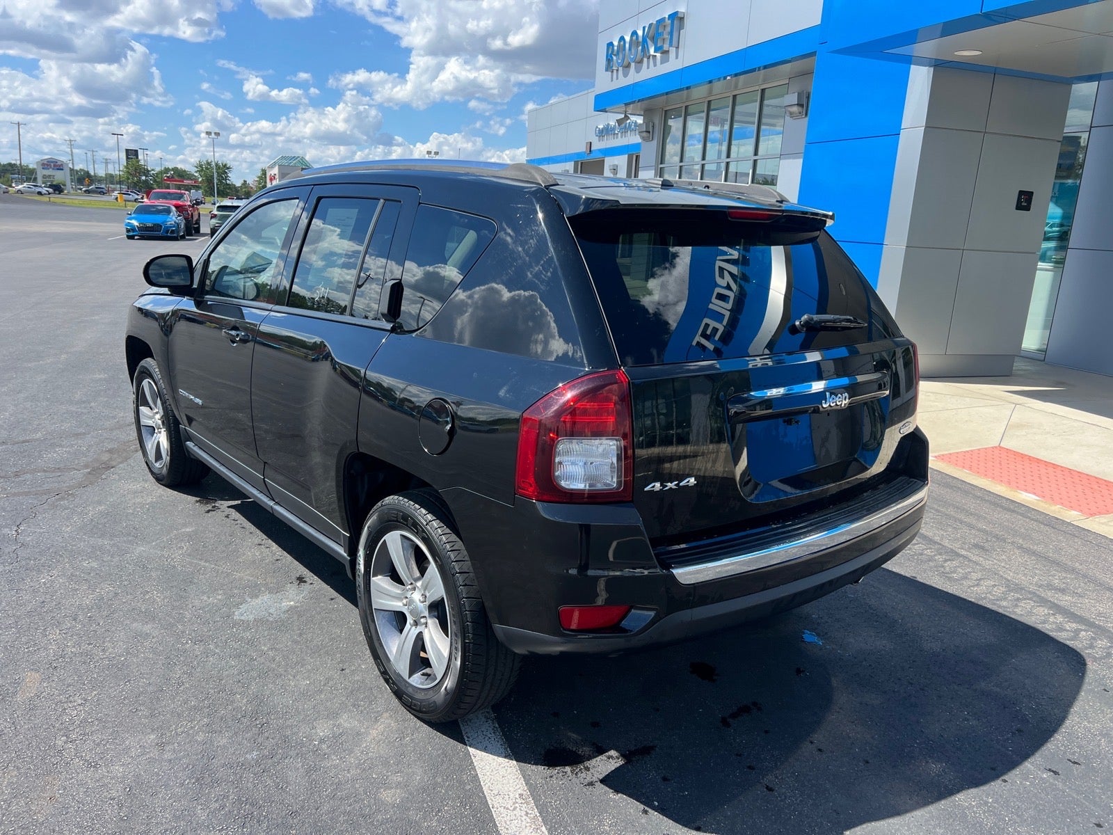 Used 2016 Jeep Compass High Altitude with VIN 1C4NJDEB3GD776176 for sale in Shelby, OH